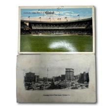 Vintage Cleveland Ball Park and City Post Cards
