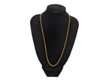 12K Gold Filled Unisex Curb Chain Necklace