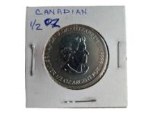 1/2 Ounce Silver - 2015 Canadian 2 Dollar Coin