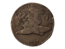 1857 Flying One Cent