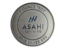 1 Troy Ounce Silver .999 Asahi Refining Round
