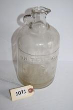 White House Vinegar Jar with handle
