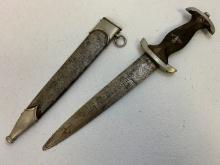 GERMANY THIRD REICH SA DAGGER WITH ROHM INSCRIBED BLADE