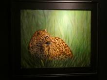 Leopard Leopard Oil Painting