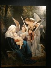 Copy of Bougureau  Music for Jesus Oil Painting