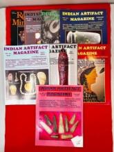 7 Copies of "Indian Artifacts Magazine" And 1 "Rocks and Minerals"