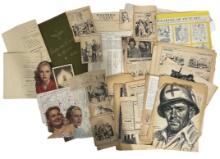 Vintage Documents and Newspaper Clippings