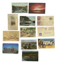 Vintage Postcards, Stamps, and Envelopes