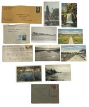 Vintage Postcards, Stamps, and Envelopes