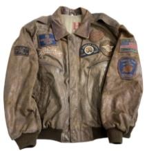 Vintage Pilot Leather Jacket