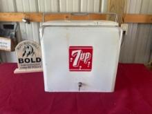 Vintage 7up Ice Chest Cooler