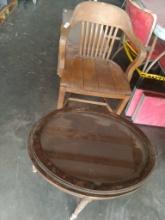 VINTAGE CHAIR AND TABLE