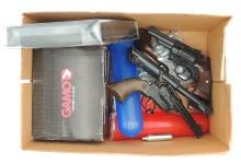 AIRGUN- BOX OF GUNS & EXTRAS