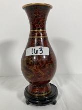 Vintage Chinese Cloisonne Dragon Vase