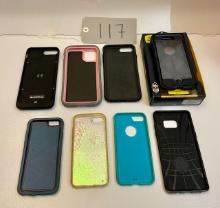 Lot of Pre-Owned Cell Phone Covers and Smartphone Cases, Some Otterbox