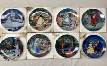 Eight 1994 Disney Treasured Moments Collectors Plates