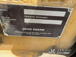 (Hawk Point, MO) 2014 John Deere 27D Mini Hydraulic Excavator Runs, Moves, Operates) (Idles Rough, P