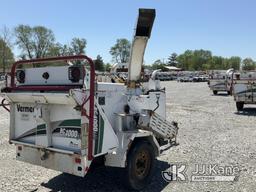 (Hawk Point, MO) 2015 Vermeer BC1000XL Chipper (12in Drum) No Title) (Runs & Operates) (Rust & Body
