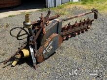 Bradco 612 PTO Trencher Boom Attachment (Condition Unknown) NOTE: This unit is being sold AS IS/WHER