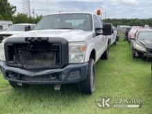 2016 Ford F250 4x4 Crew-Cab Pickup Truck Runs & Moves) (Power Steering is Non Operational, Body Dama