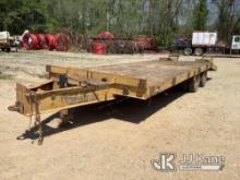 1997 Custom 10-Ton T/A Tagalong Trailer Tongue Damaged) (BUYER MUST LOAD