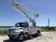 (Westlake, FL) Altec AA55, Bucket Truck rear mounted on 2016 International 4300 Utility Truck Runs,