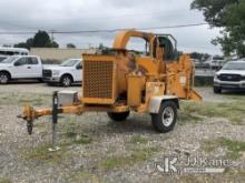 (Charlotte, NC) 2018 Bandit Industries 200UC Chipper (12in Disc), trailer mtd Runs & Clutch Engages)