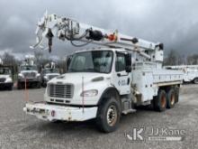 Altec D3060A-TR, Digger Derrick rear mounted on 2012 Freightliner M2 106 T/A Flatbed/Utility Truck R