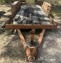 (Ridgeland, SC) Homemade Tag-Along Equipment Trailer (No Title) (Must be purchased by SC Resident) N
