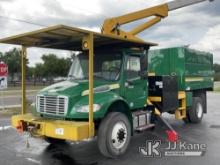 (Ocala, FL) Terex XT60, Over-Center Bucket Truck mounted behind cab on 2016 Freightliner M2 106 Chip