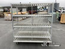 1 Metal Push Rack (Used) NOTE: This unit is being sold AS IS/WHERE IS via Timed Auction and is locat