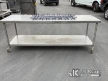 1 Metal Rolling Table (Used) NOTE: This unit is being sold AS IS/WHERE IS via Timed Auction and is l
