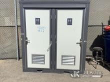 (Jurupa Valley, CA) Bastone Mobile Toilet (Right Door Will Not Open) NOTE: This unit is being sold A