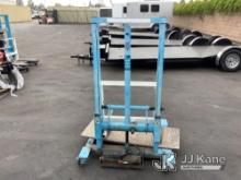 (Jurupa Valley, CA) 1 OTC High Lift Dual Wheel Dolly (Used) NOTE: This unit is being sold AS IS/WHER