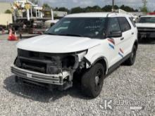 2013 Ford Explorer AWD Police Interceptor 4-Door Sport Utility Vehicle Runs & Moves, No Front Seats,