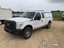 2012 Ford F250 4x4 Extended-Cab Pickup Truck Runs & Drives) (Jump to start, Drivers Seat Damaged