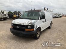 (Waxahachie, TX) 2006 Chevrolet Express G2500 Cargo Van Jump To Start, Runs & Moves) (Paint Damage