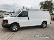 2012 Chevrolet Express G2500 Cargo Van Runs, Moves, Check Engine Light Is On, Rough Idle, Noisy Exha