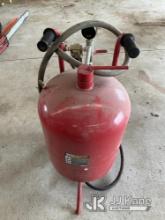110lb Abrasive Blaster 60-125 PSI NOTE: This unit is being sold AS IS/WHERE IS via Timed Auction and