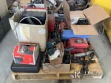 Pallet Misc Parts & Tools NOTE: This unit is being sold AS IS/WHERE IS via Timed Auction and is loca