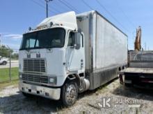 1996 International 9600 T/A Van Body Truck Not Running, Turns Over, Will Not Start, Condition Unknow