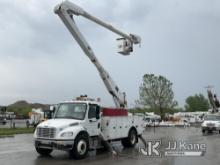 Altec AA755, Material Handling Bucket Truck rear mounted on 2014 Freightliner M2 106 Utility Truck R