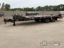 2008 Contrail T/A Tagalong Equipment Trailer Rust Damage