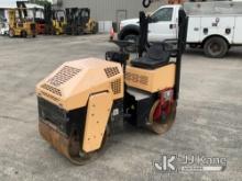 Vibratory Road Roller FYL-880 Vibratory Roller Runs, Moves, Throttle Cable Unhooked