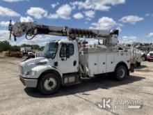 (South Beloit, IL) Altec DC47-TR, Digger Derrick rear mounted on 2015 Freightliner M2 106 Utility Tr