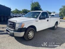 (Plymouth Meeting, PA) 2014 Ford F150 Pickup Truck Runs & Moves, Belt Off, Cracked Windshield, Must