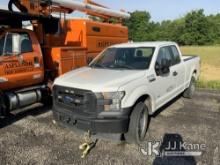 (Ashland, OH) 2017 Ford F150 4x4 Extended-Cab Pickup Truck Not Running, Condition Unknown, Parts Mis