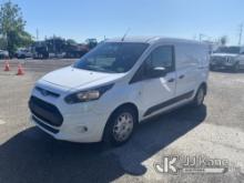 2015 Ford Transit Connect Mini Cargo Van Runs & Moves, Rust & Body Damage