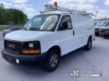 2012 GMC Savana G3500 Cargo Van CNG Only) (Runs & Moves, Charging System Fault, Rust & Body Damage) 