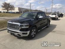 (Indianapolis, IN) 2020 RAM 1500 4x4 Crew-Cab Pickup Truck Runs & Moves) (Body Damage, Cracked Winds